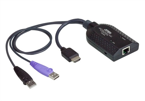 ATEN KA7168 toetsenbord-video-muis (kvm) kabel Zwart