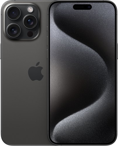 Apple iPhone 15 Pro Max 17 cm (6.7") Dual SIM iOS 17 5G USB Type-C 256 GB Titanium, Zwart