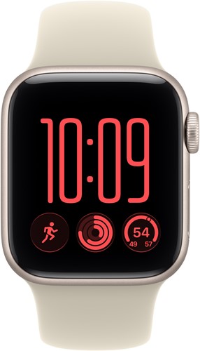 Apple Watch SE (3nd generation) OLED 40 mm Digitaal 324 x 394 Pixels Touchscreen 5G Beige Wifi GPS-2