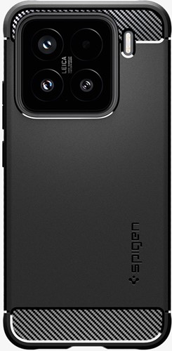 Spigen Rugged Armor mobiele telefoon behuizingen 16,1 cm (6.36") Hoes Zwart