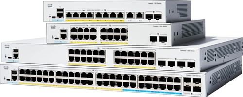 Cisco Catalyst 1300 Managed L2/L3 Gigabit Ethernet (10/100/1000) Power over Ethernet (PoE) Grijs