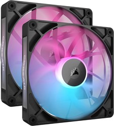 Corsair iCUE LINK RX140 RGB Computer behuizing Ventilator 14 cm Zwart 2 stuk(s)