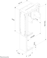 Neomounts CPU-D100BLACK CPU houder - max 30 kg - universeel-3