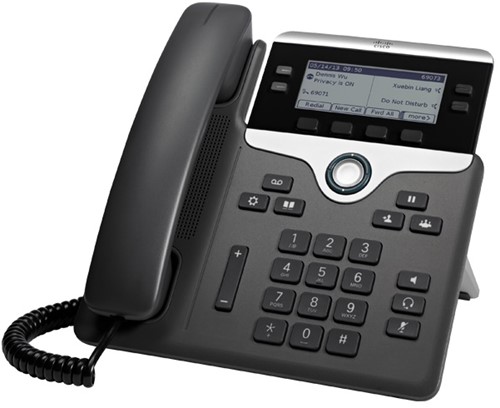 Cisco 7841 IP telefoon Zwart, Zilver 4 regels LCD