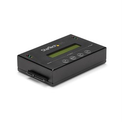 StarTech.com 1:1 Standalone Hard Drive Cloner & Wisser, SATA HDD/SSD Disk Kloner/Copier/Eraser, LCD display, TAA Compliant, OS Onafhankelijk
