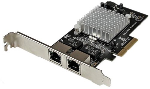 StarTech.com 2-poorts PCI Express (PCIe x4) gigabit ethernet server netwerk- adapter kaart Intel i350 NIC
