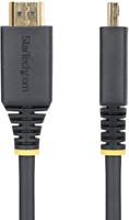 StarTech.com 1m High Speed HDMI Kabel met Grip Connectors, 4K 60Hz/1440p 144Hz, HDR10/HDCP 2.2/ARC, 18Gbps, UHD HDMI Kabel voor TV/Monitor/Display, TPE Mantel-3