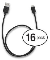 Ergotron 97-800 Lightning-kabel 0,51 m Zwart