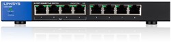 Linksys 8-poorts Gigabit PoE - desktopswitch (LGS108P)