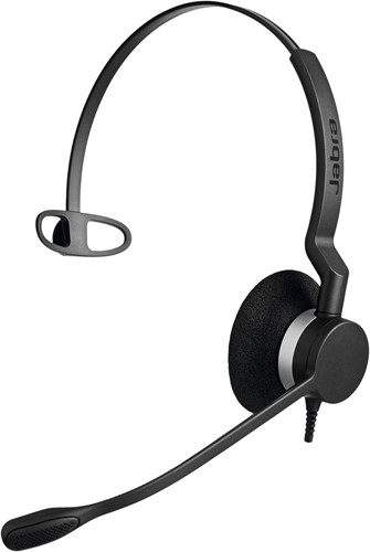 Jabra Biz 2300 QD Mono Headset Bedraad Hoofdband Kantoor/callcenter Zwart