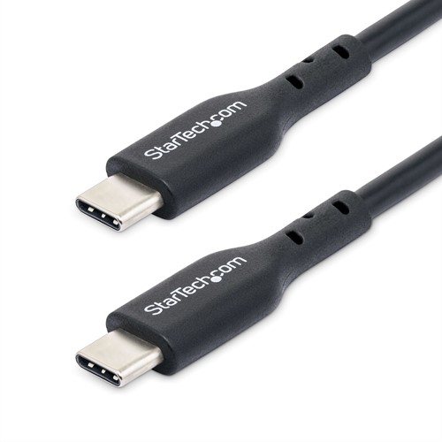 StarTech.com 3m USB-C Laadkabel, USB C Kabel, USB 2.0 Type-C Laptop Oplaadkabel, 60W 3A Power Delivery, TPE Mantel, USB-C Data Transfer Kabel, M/M