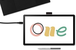 Wacom One 14 grafische tablet Zwart, Wit 2540 lpi 309 x 174 mm USB