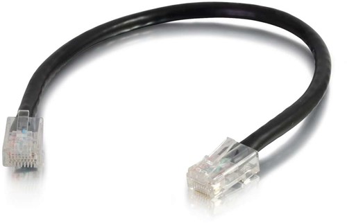 C2G 1 m Cat5e Non-Booted Unshielded (UTP) netwerkpatchkabel - zwart