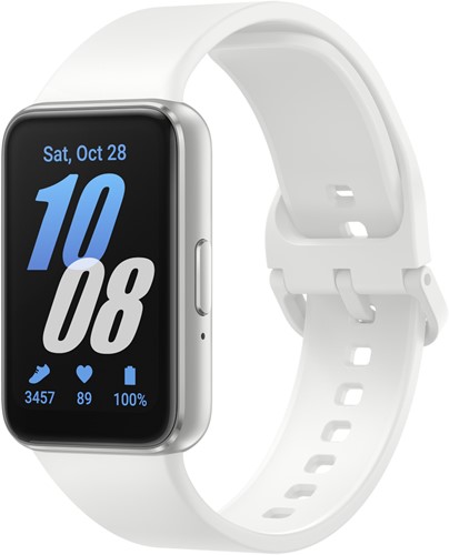 Samsung Galaxy Fit3 4,06 cm (1.6") AMOLED 40 mm Digitaal 256 x 402 Pixels Touchscreen Zilver