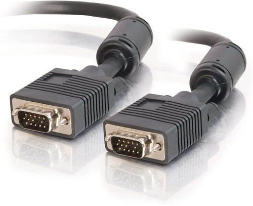 C2G 1m Monitor HD15 M/M cable VGA kabel VGA (D-Sub) Zwart