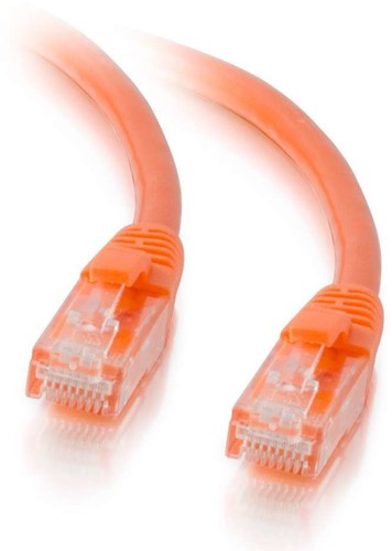 C2G 0,5m Cat5e Booted Unshielded (UTP) netwerkpatchkabel - oranje