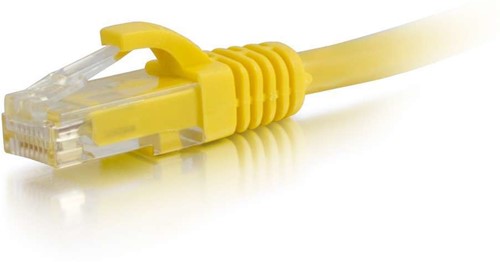 C2G Cat6 550MHz Snagless Patch Cable 10m netwerkkabel Geel U/UTP (UTP)-3