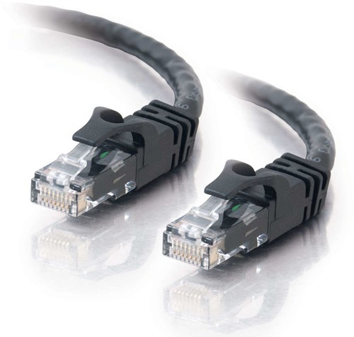 C2G 10m Cat6 Patch Cable netwerkkabel Zwart U/UTP (UTP)