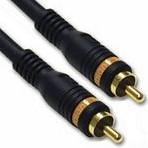 C2G 1m Velocity Digital Audio Coax Cable coax-kabel RCA Zwart