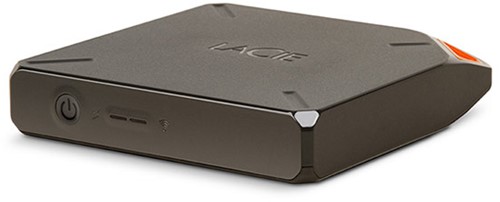 LaCie Fuel 1TB externe harde schijf Wifi Micro-USB B 3.2 Gen 1 (3.1 Gen 1) Grijs, Oranje