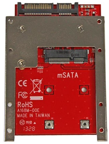 StarTech.com mSATA SSD naar 2,5 inch SATA-adapter / converter-3