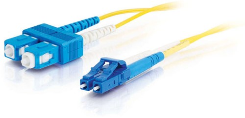 C2G 85589 Glasvezel kabel 5 m LC SC OFNR Geel