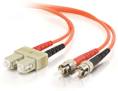 C2G 85482 Glasvezel kabel 3 m SC ST OFNR Oranje