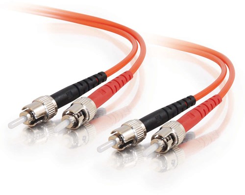 C2G 15m ST/ST Glasvezel kabel Oranje