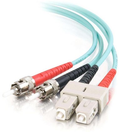 C2G 85523 Glasvezel kabel 2 m SC ST OFNR Turkoois
