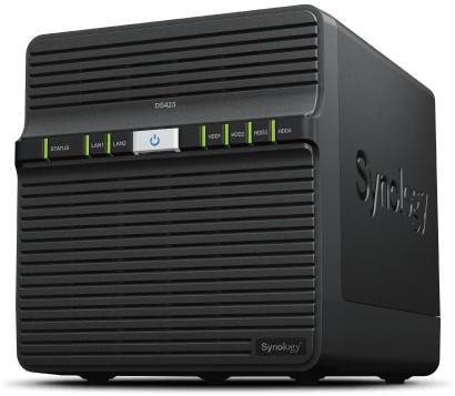 Synology DiskStation DS423 data-opslag-server NAS Realtek RTD1619B 2 GB DDR4 0 TB DiskStation Manager Zwart