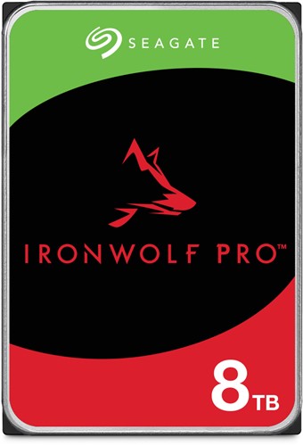 Seagate IronWolf Pro ST8000NT001 4 PACK interne harde schijf 3.5" 8 TB SATA III
