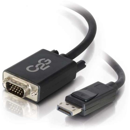 C2G 2.0m DisplayPort M / VGA M 2 m VGA (D-Sub) Zwart