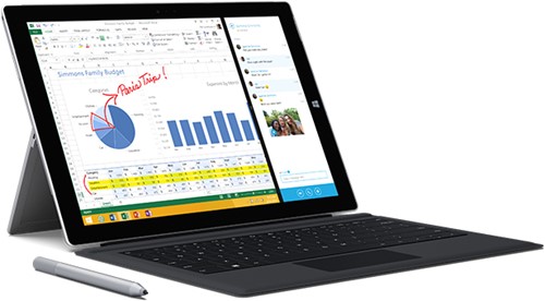Microsoft Surface Pro Type Cover QWERTY Engels Microsoft Cover port Zwart-2