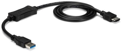 StarTech.com USB 3.0 naar eSATA HDD / SSD / ODD-adapterkabel 1 m eSATA harde schijf naar USB 3.0 adapterkabel SATA 6 Gbps