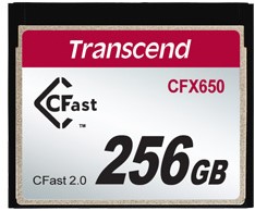 Transcend CFX650 256 GB CFast 2.0 MLC