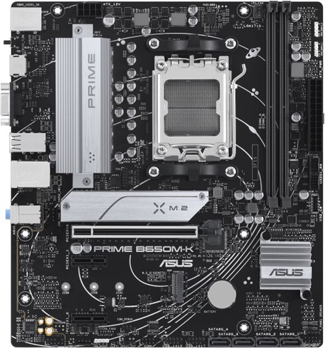 ASUS PRIME B650M-K AMD B650 Socket AM5 micro ATX