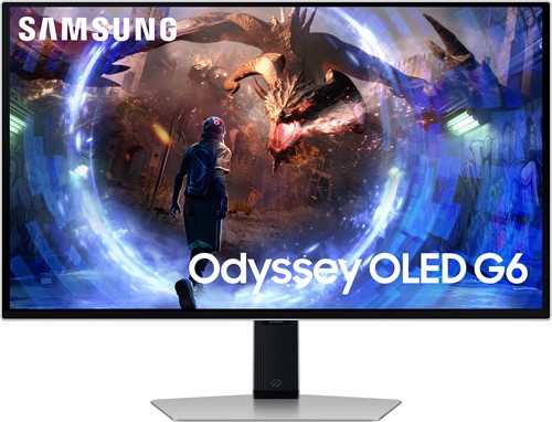Samsung Odyssey G60SD computer monitor 68,6 cm (27") 2560 x 1440 Pixels Quad HD OLED Zilver