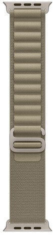 Apple MT5T3ZM/A slimme draagbare accessoire Band Olijf Gerecycled polyester, Spandex, Titanium