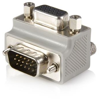 StarTech.com Right Angle VGA / VGA Cable Adapter Type 1 - M/F DB15 Grijs