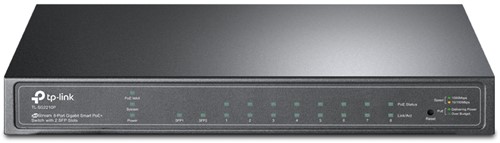TP-Link TL-SG2210P Managed L2 Gigabit Ethernet (10/100/1000) Power over Ethernet (PoE) Zwart