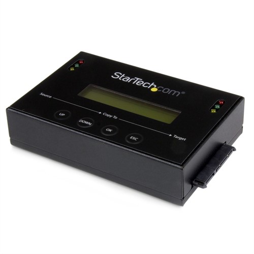 StarTech.com 1:1 Standalone Hard Drive Cloner met Multi Disk Image Manager voor Backup en Restore, Meerdere Disk Images opslaan op een 2.5/3.5" SATA Drive, HDD/SSD Kloner, Geen PC vereist