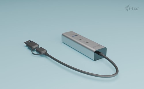 i-tec Metal Universal Charging HUB 2xUSB-C + 2x USB-A Port + Power Delivery 85W-3