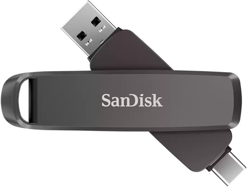 SanDisk SDDDE1-1T00-G46 USB flash drive 1 TB USB Type-C/USB Type-A 3.2 Gen 2 (3.1 Gen 2) Zwart