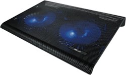 Trust Azul | Laptop Cooling Stand | 2 Ventilatoren | USB-voeding | Blauw Verlicht | max 17.3 inch
