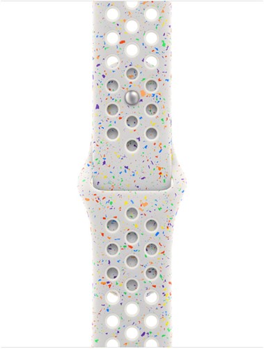 Apple MUUK3ZM/A slimme draagbare accessoire Band Wit Aluminium, Fluorelastomeer
