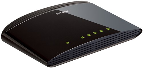 D-Link DES-1005D Unmanaged Fast Ethernet (10/100) Zwart