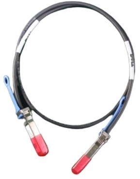 DELL 470-AAVH Glasvezel kabel 1 m SFP+ Zwart
