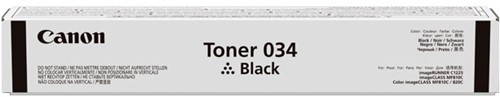 Canon 034 tonercartridge 1 stuk(s) Origineel Zwart