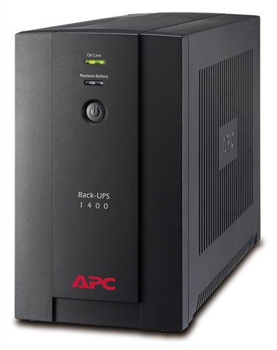 APC Back-UPS 1400VA noodstroomvoeding 4x stopcontact, USB