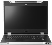 Hewlett Packard Enterprise LCD8500 1U DE Rackmount Console Kit rack console 47 cm (18.5") 1600 x 1200 Pixels-3